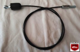 Fitnessgép bowden javitó készlet 4,8 mm-es kötélből egyik végén csavaros rögzítővel gumigolyóval másik végén M12-es menetes rögzítővel 
